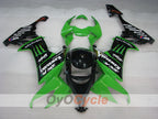 Einspritz-Verkleidungssatz für 08-10 NINJA ZX-10R - Grün, Schwarz - Monster #OYO87901654