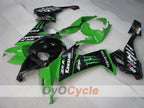 Einspritz-Verkleidungssatz für 08-10 NINJA ZX-10R - Grün, Schwarz - Monster #OYO87901654