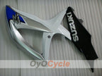 Einspritz-Verkleidungssatz für 08-10 GSX R750 - Weiß, Silber - Werksstil #OYO87901410
