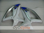 Einspritz-Verkleidungssatz für 08-10 GSX R750 - Weiß, Silber - Werksstil #OYO87901410