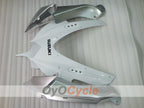 Einspritz-Verkleidungssatz für 08-10 GSX R750 - Weiß, Silber - Werksstil #OYO87901410