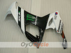 Einspritz-Verkleidungssatz für 08-10 NINJA ZX-10R - Weiß, Schwarz - Monster #OYO87901659