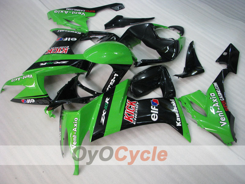 Einspritz-Verkleidungssatz für NINJA ZX-10R 08-10 - Grün, Schwarz - PIRELLI #OYO87901663 Hauptbild