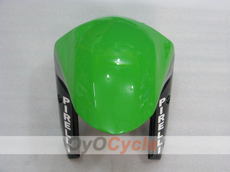 Einspritz-Verkleidungssatz für NINJA ZX-10R 08-10 - Grün, Schwarz - PIRELLI #OYO87901663
