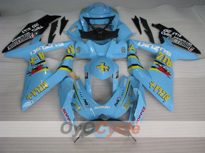 Verkleidungssatz für Einspritzmodelle 08-10 GSX R750 - Blau, Schwarz - Rizla+ #OYO87901456 Zweitbild