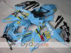 Einspritz-Verkleidungssatz für GSX R600 08-10 - Blau, Schwarz - Rizla+ #OYO87901674