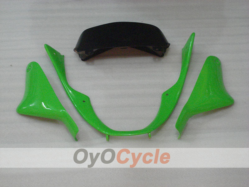 Einspritzverkleidungssatz für NINJA ZX-6R 00-02 - Grün - Werksstil #OYO87901688