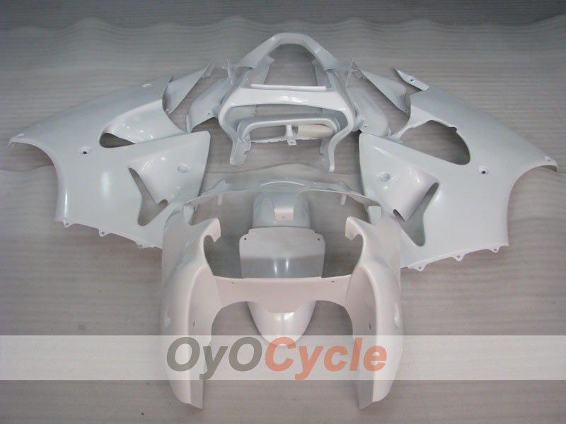 Einspritzverkleidungssatz für NINJA ZX-6R 00-02 - Weiß - Werksstil #OYO87901689
