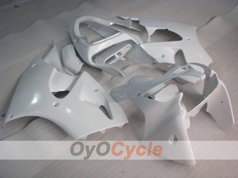 Einspritzverkleidungssatz für NINJA ZX-6R 00-02 - Weiß - Werksstil #OYO87901689