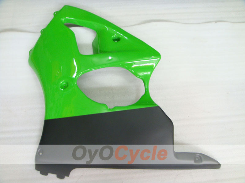 Einspritzverkleidungssatz für NINJA ZX-6R 00-02 - Grün, Schwarz - Werksstil #OYO87901692
