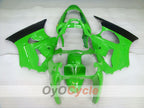 Einspritzverkleidungssatz für NINJA ZX-6R 00-02 - Grün, Schwarz - Werksstil #OYO87901692