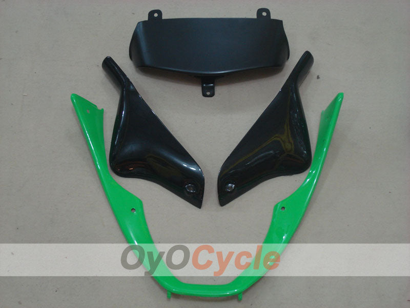 Einspritzverkleidungssatz für NINJA ZX-6R 00-02 - Grün, Weiß - Werksstil #OYO87901694