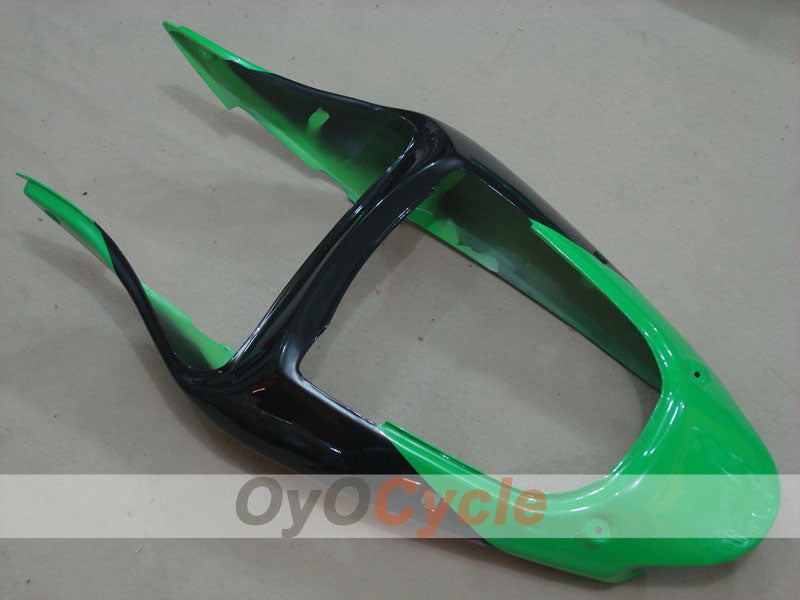 Einspritzverkleidungssatz für NINJA ZX-6R 00-02 - Grün, Weiß - Werksstil #OYO87901694