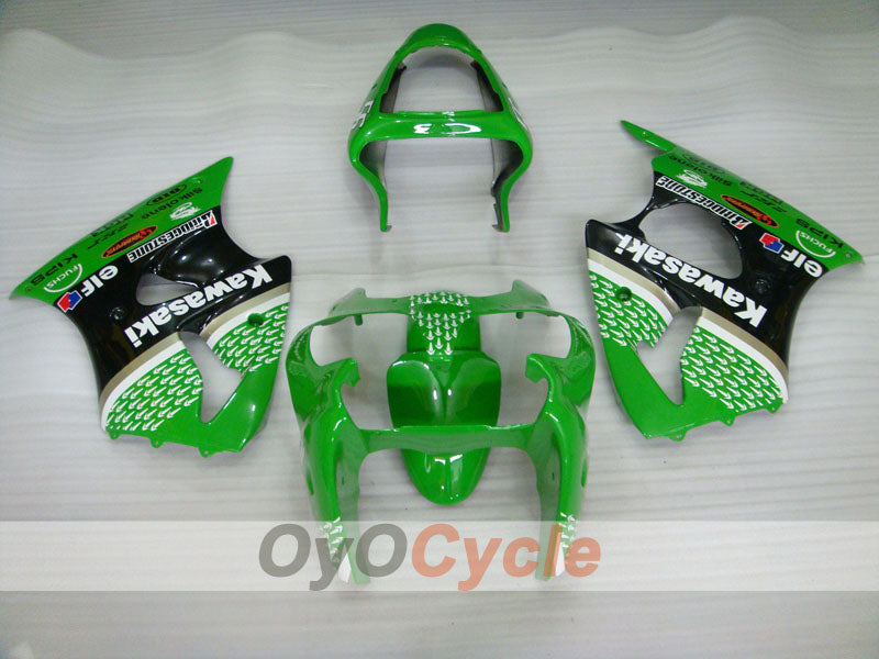 Einspritzverkleidungssatz für NINJA ZX-6R 00-02 - Grün, Schwarz - Werksstil #OYO87901695 Zweitbild