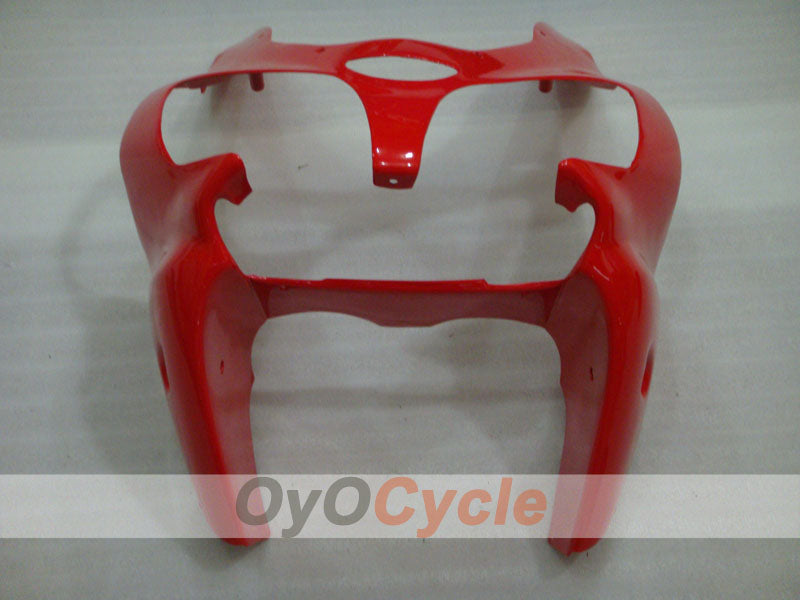 Einspritzverkleidungssatz für NINJA ZX-6R 00-02 - Rot, Schwarz - Werksstil #OYO87901697