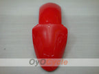 Einspritzverkleidungssatz für NINJA ZX-6R 00-02 - Rot, Schwarz - Werksstil #OYO87901697