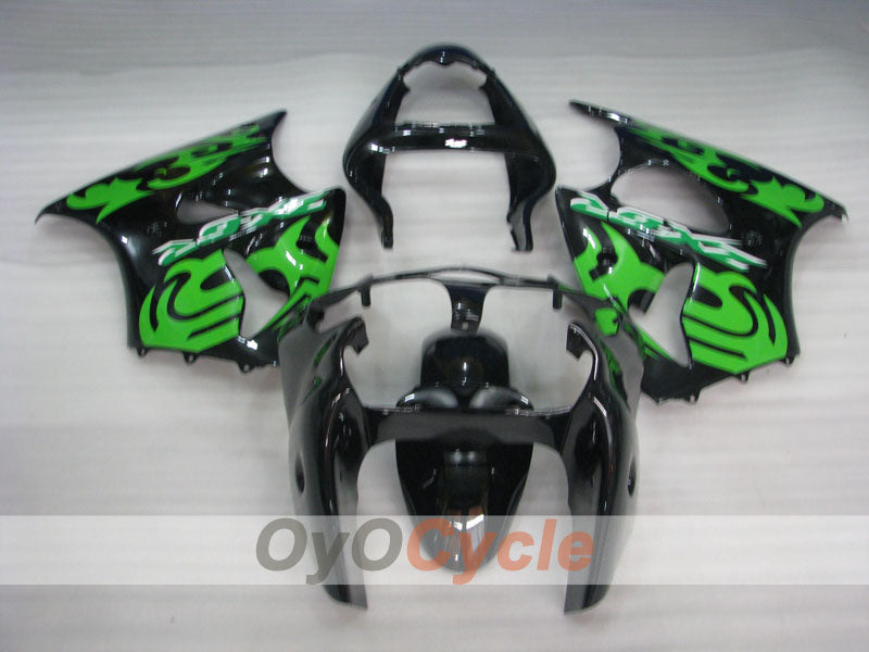 Einspritz-Verkleidungskit für 00-02 NINJA ZX-6R - Grün, Schwarz - Werksstil #OYO87901704 Zweitbild
