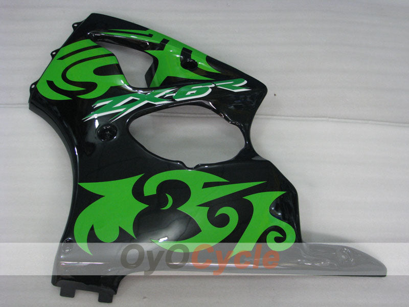 Einspritz-Verkleidungskit für 00-02 NINJA ZX-6R - Grün, Schwarz - Werksstil #OYO87901704