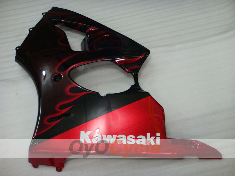 Linke und rechte Seitenverkleidung für Kawasaki 00-02 Ninja ZX-6R #OYO87912920