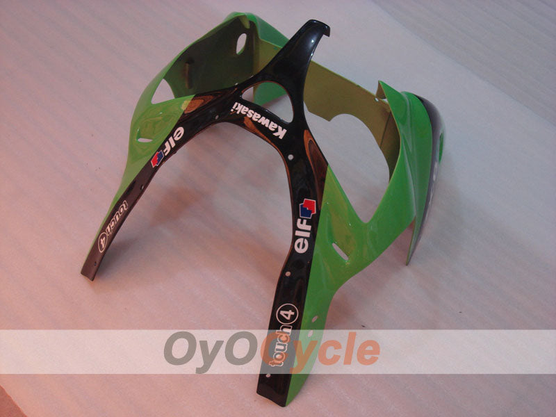 Einspritzverkleidungssatz für 00-02 NINJA ZX-6R - Grün, Schwarz - Monster #OYO87901719