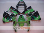 Einspritzverkleidungssatz für 00-02 NINJA ZX-6R - Grün, Schwarz - Monster #OYO87901719
