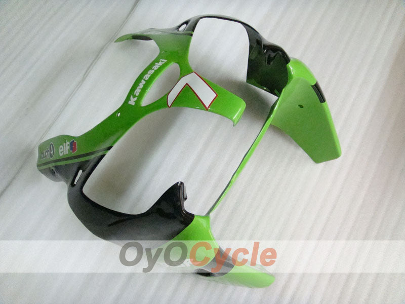 Einspritzverkleidungssatz für 00-02 NINJA ZX-6R - Grün, Schwarz - Monster #OYO87901721