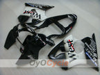 Verkleidungssatz für Einspritzmodelle 00-02 NINJA ZX-6R - Weiß, Schwarz - West #OYO87901752