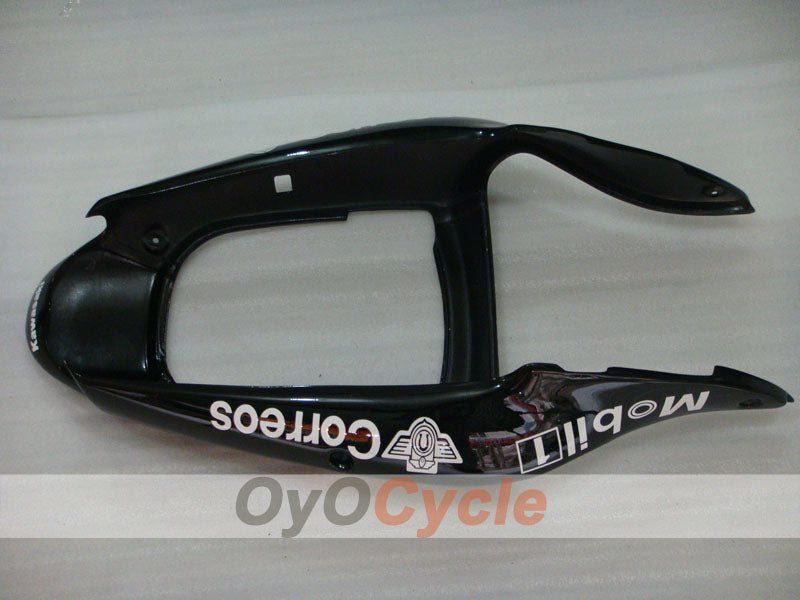Verkleidungssatz für Einspritzmodelle 00-02 NINJA ZX-6R - Weiß, Schwarz - West #OYO87901752