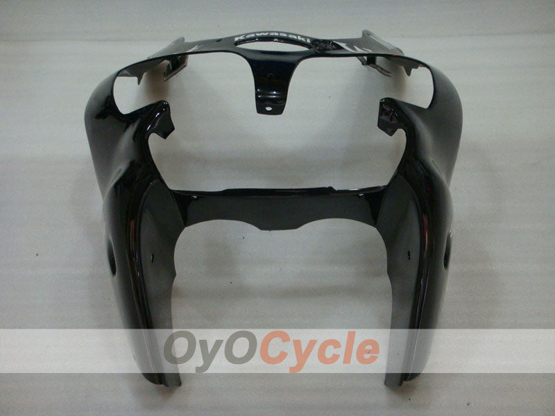 Verkleidungssatz für Einspritzmodelle 00-02 NINJA ZX-6R - Weiß, Schwarz - West #OYO87901752