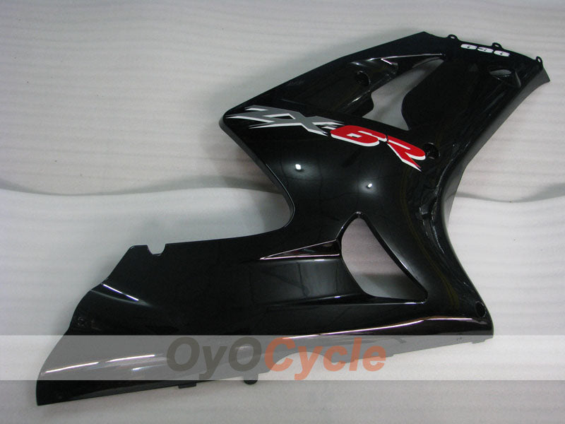 Spritzguss-Verkleidungssatz für 03-04 NINJA ZX-6R - Schwarz - Werksstil #OYO87901777