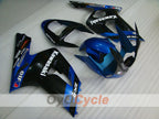 Verkleidungssatz im Spritzgussverfahren für NINJA ZX-6R 03-04 - Blau, Schwarz - Werksstil #OYO87901781