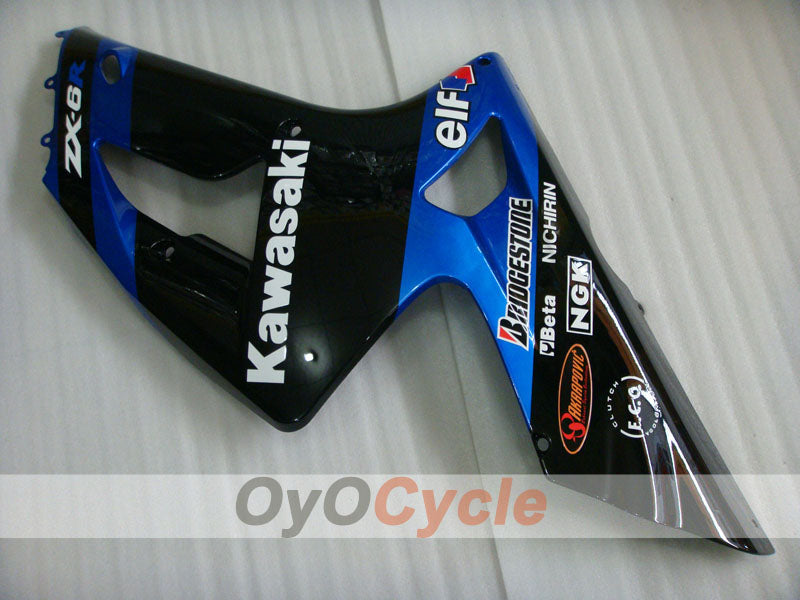 Linke und rechte Seitenverkleidung für Kawasaki 03-04 Ninja ZX-6R #OYO87913010 Zweitbild