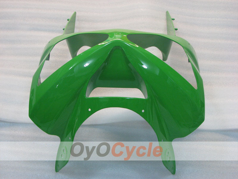Verkleidungssatz im Spritzgussverfahren für NINJA ZX-6R 03-04 - Grün, Schwarz - Werksstil #OYO87901786