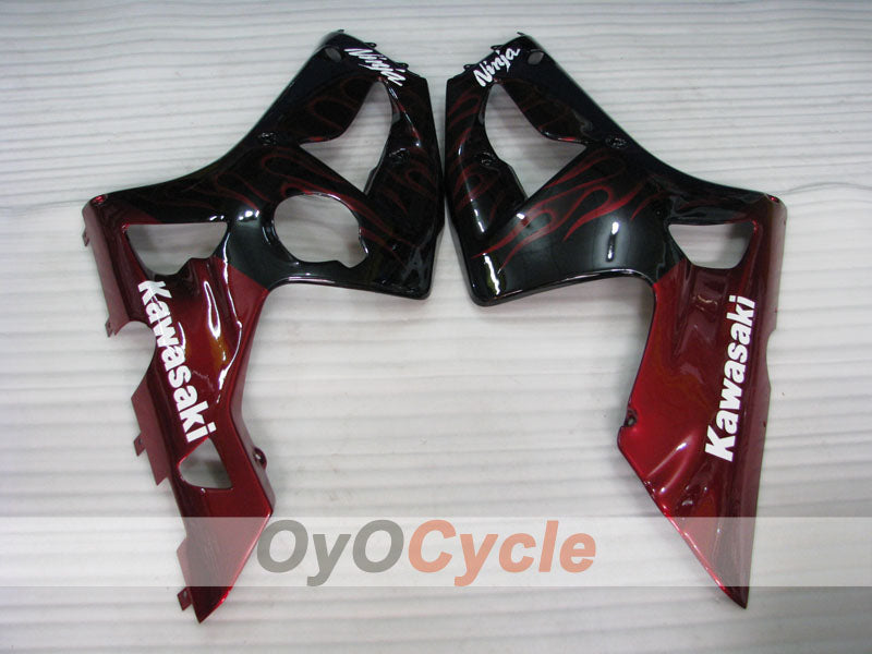 Linke und rechte Seitenverkleidung für Kawasaki 03-04 Ninja ZX-6R #OYO87913016