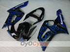 Spritzguss-Verkleidungssatz für 03-04 NINJA ZX-6R - Lila, Schwarz - Flame #OYO87901805