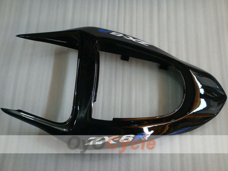 Spritzguss-Verkleidungssatz für 03-04 NINJA ZX-6R - Lila, Schwarz - Flame #OYO87901805
