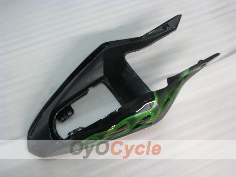 Spritzguss-Verkleidungssatz für 03-04 GSX R1000 - Grün, Schwarz - Flame #OYO87901829
