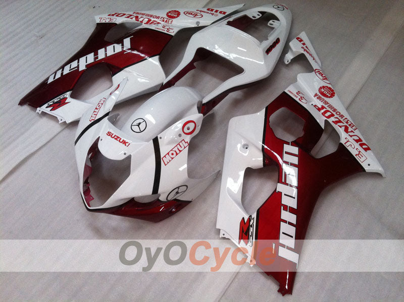 Verkleidungskit für Einspritzmodelle 03-04 GSX R1000 - Rot, Weiß - Jordan #OYO87901839 Zweitbild