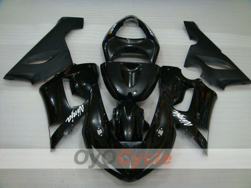 Spritzverkleidungssatz für 05-06 NINJA ZX-6R - Schwarz - Werksstil #OYO87901851
