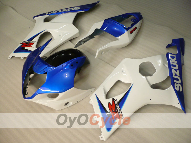 Spritzverkleidungssatz für 03-04 GSX R1000 - Blau, Weiß - Werksstil #OYO87901853 Zweitbild