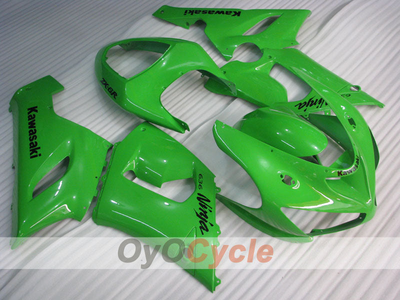 Spritzverkleidungssatz für 05-06 NINJA ZX-6R - Grün - Werksstil #OYO87901854