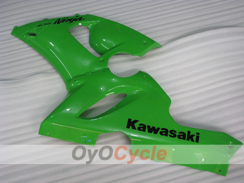 Spritzverkleidungssatz für 05-06 NINJA ZX-6R - Grün - Werksstil #OYO87901854