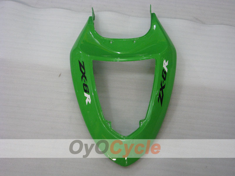 Verkleidungssatz für 05-06 NINJA ZX-6R - Grün, Schwarz - Werksdesign #OYO87901859