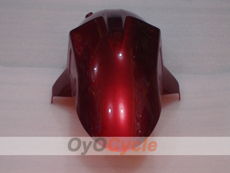 Verkleidungssatz für Einspritzmodelle 05-06 NINJA ZX-6R - Rot, Schwarz - Flamme #OYO87901867