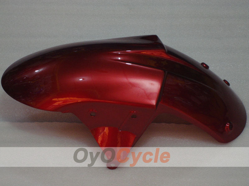Verkleidungssatz für Einspritzmodelle 05-06 NINJA ZX-6R - Rot, Schwarz - Flamme #OYO87901867