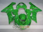 Verkleidungssatz für Einspritzmodelle 05-06 NINJA ZX-6R - Grün - Flamme #OYO87901869