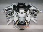 Verkleidungssatz für Einspritzmodelle 05-06 NINJA ZX-6R - Weiß, Schwarz - Lucky Strike #OYO87901871