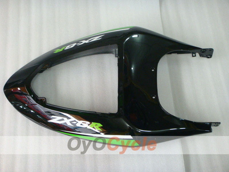 Spritzguss-Verkleidungssatz für 05-06 NINJA ZX-6R - Grün, Schwarz - Nakano #OYO87901890