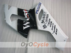 Verkleidungssatz für 05-06 NINJA ZX-6R - Weiß, Schwarz - West #OYO87901897