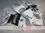 Verkleidungssatz für 05-06 NINJA ZX-6R - Weiß, Schwarz - West #OYO87901897